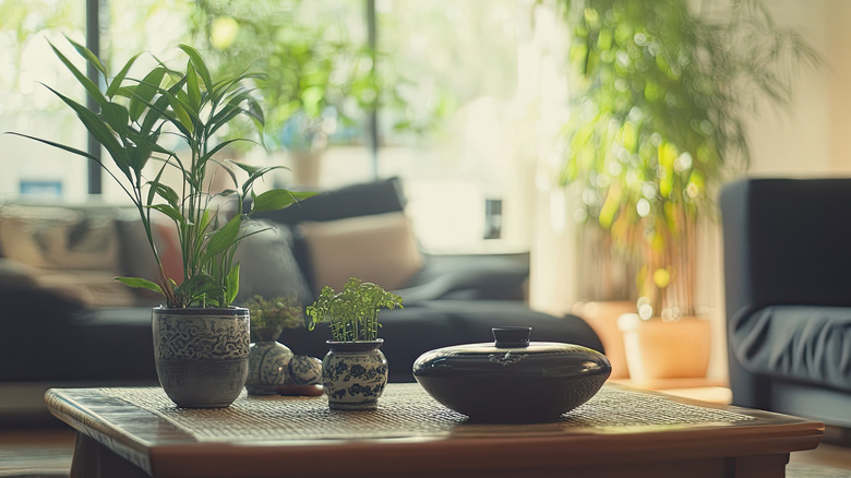 Feng Shui minimalist living room