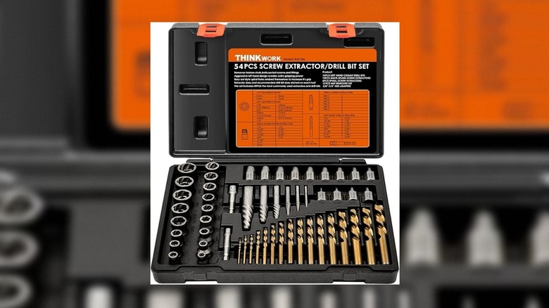 THINKWORK 54-Piece Broken Bolt Extractor Set