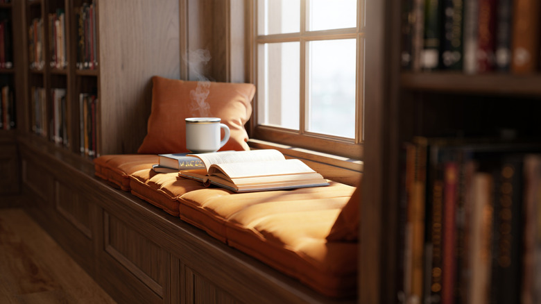 reading nook by window