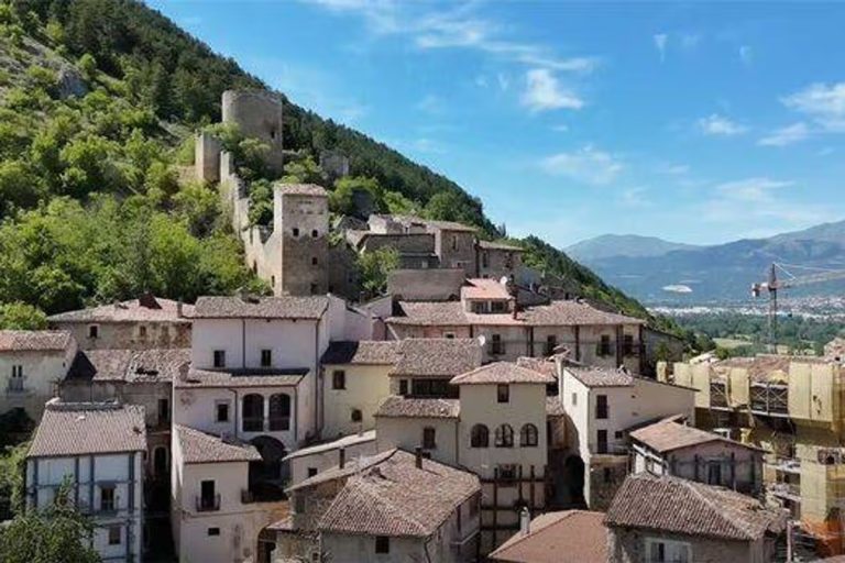 Explorers find Italian town frozen since 2009, with dinner tables still laid after 20,000 reportedly fled