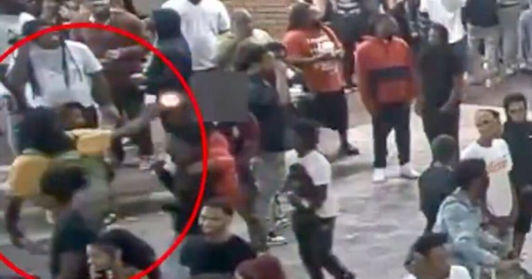 Footage shows gunfire erupting in Orlando Halloween crowd, killing two and wounding six; teenager, 17, detained